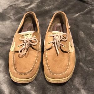 Sperry Top-Sider  Leather Pink Sparkle WMNS sz 9